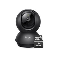 Cámara de Seguridad Wi-Fi 360º 2K Tapo C211 + Micro SD64GB - Tplink